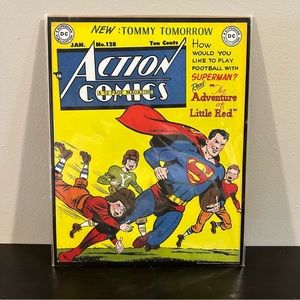 Poster: DC Comics - #128 Action Comics, January 1949
